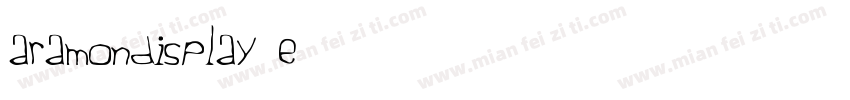 GaramondFBDisplay Se字体转换